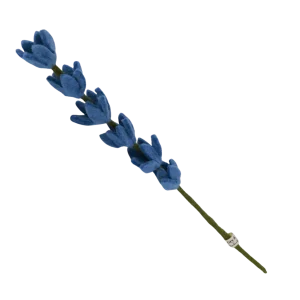 Blaue Lupine - Wollfilz - handgearbeitet